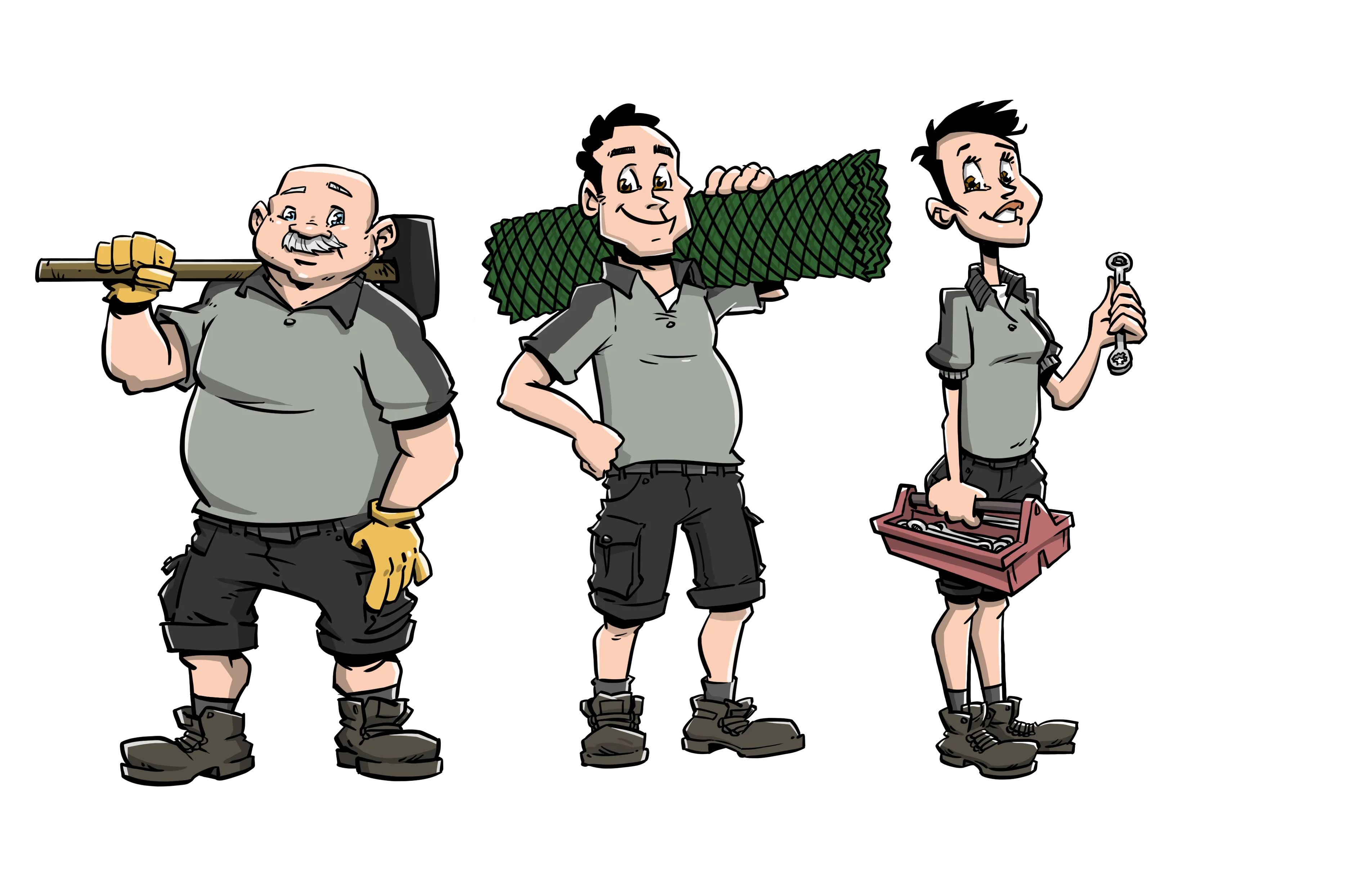 Team van hekwerks