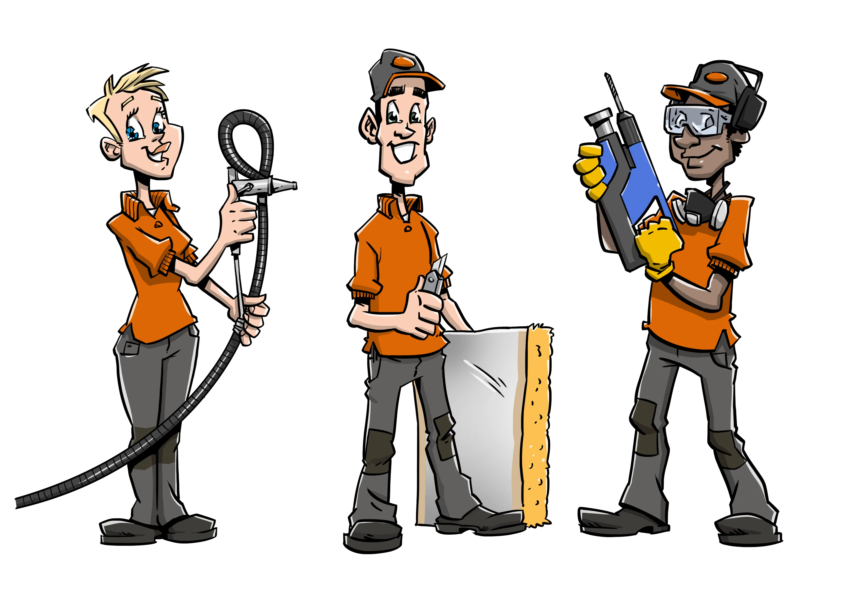 Team van isoleerders