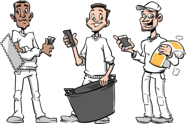 Interface mobiele telefoon 