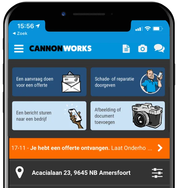 Jouw klantomgeving in de app