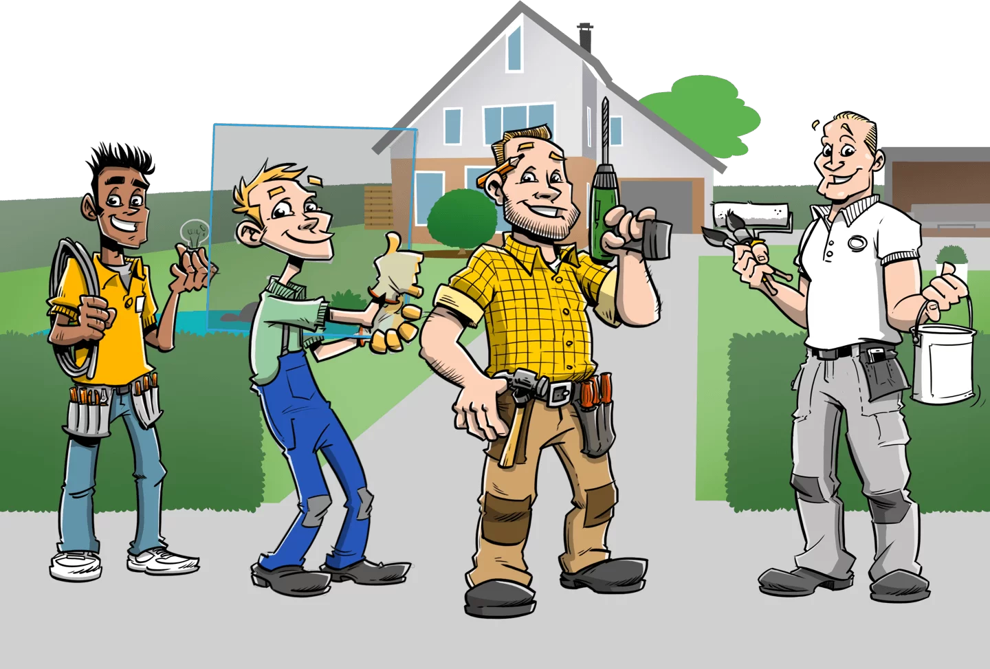 Schildersbedrijf en stukadoorsbedrijf